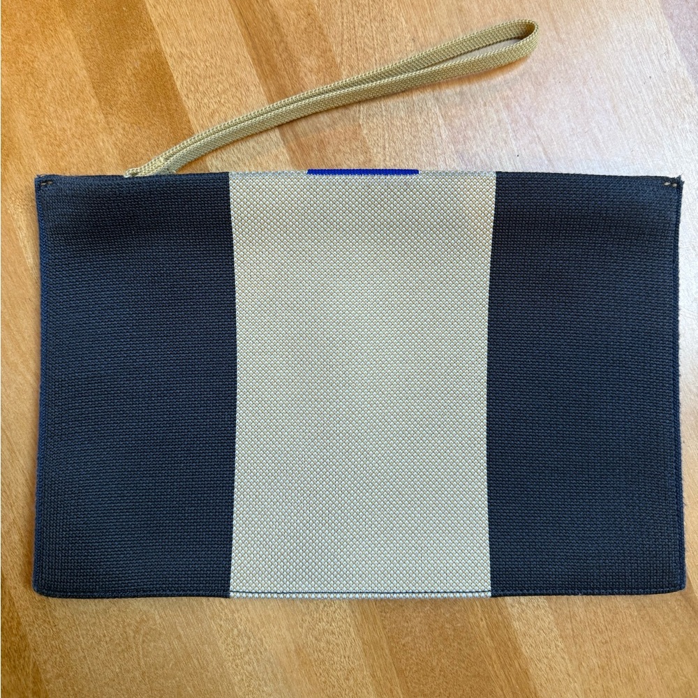 Rothy’s Ink and Ivory Wristlet